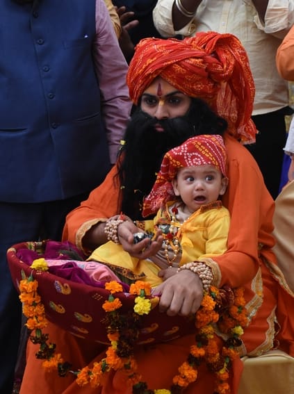 Celebrated the birth anniversary of Shri Ram and Shri Krishna