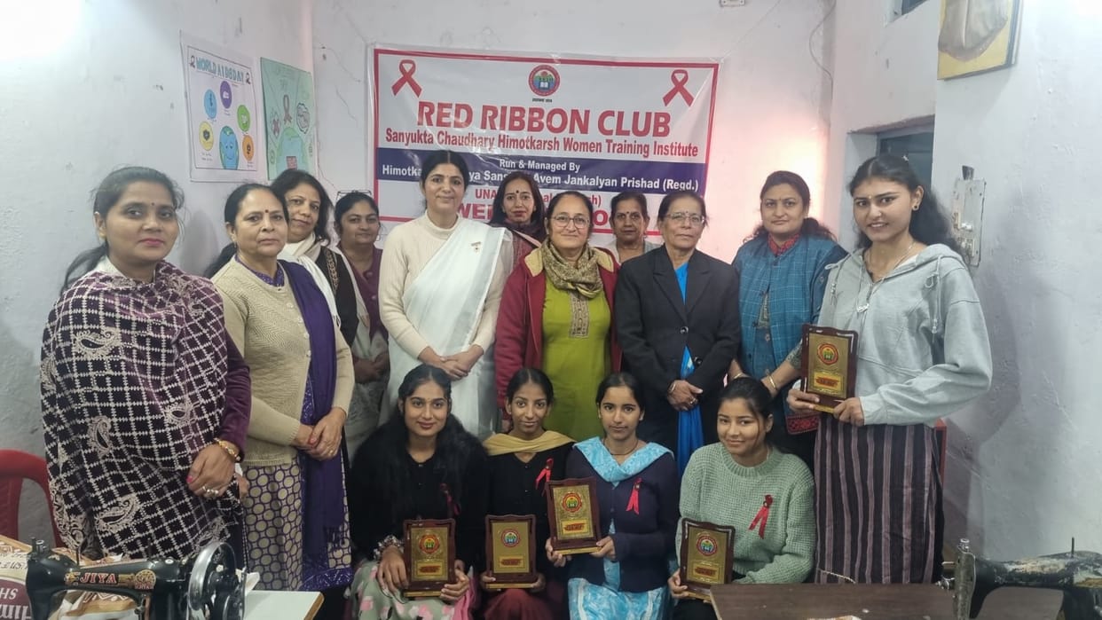 The message of AIDS prevention was given through rallies and competitions.