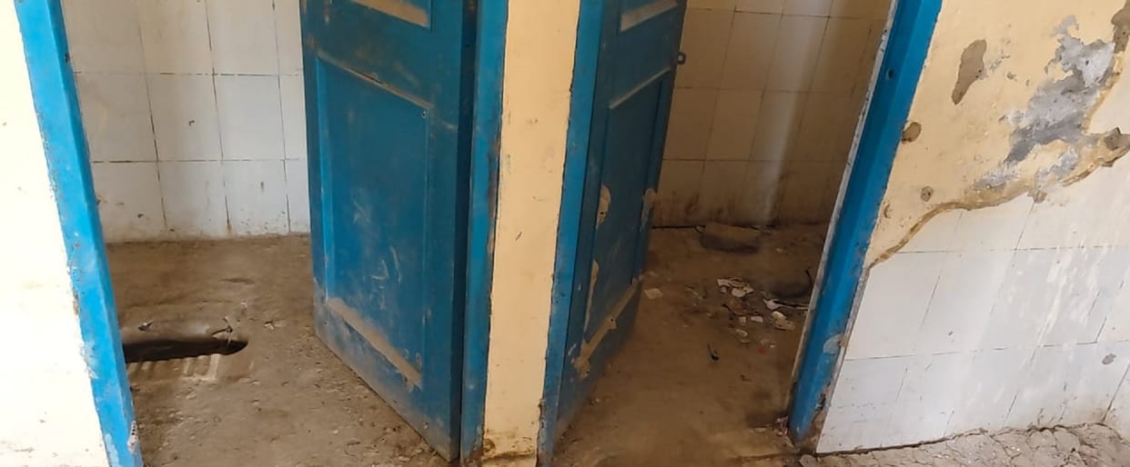 The stadium is in a dilapidated condition due to lack of maintenance