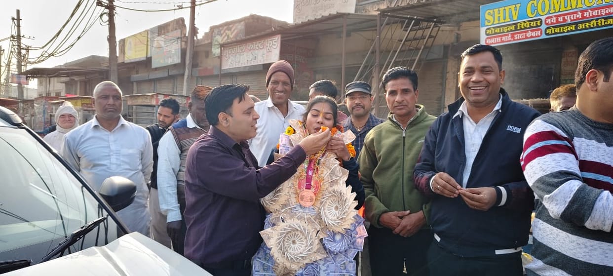Anjali won bronze medal in Khelo India University Games