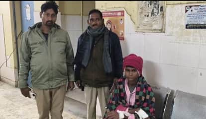 Mother's courage defeated the leopard, saving the son's life.