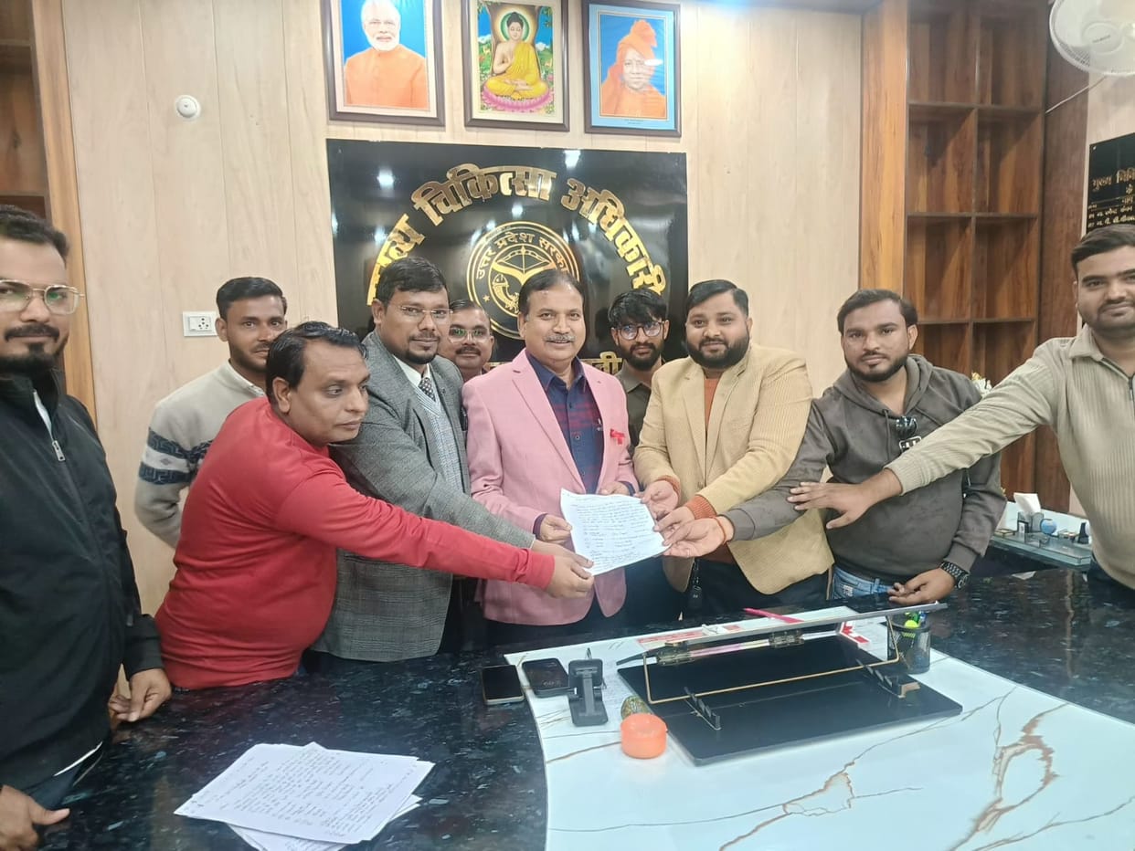 Dr. RK Maurya became the District President of Private Hospital Association