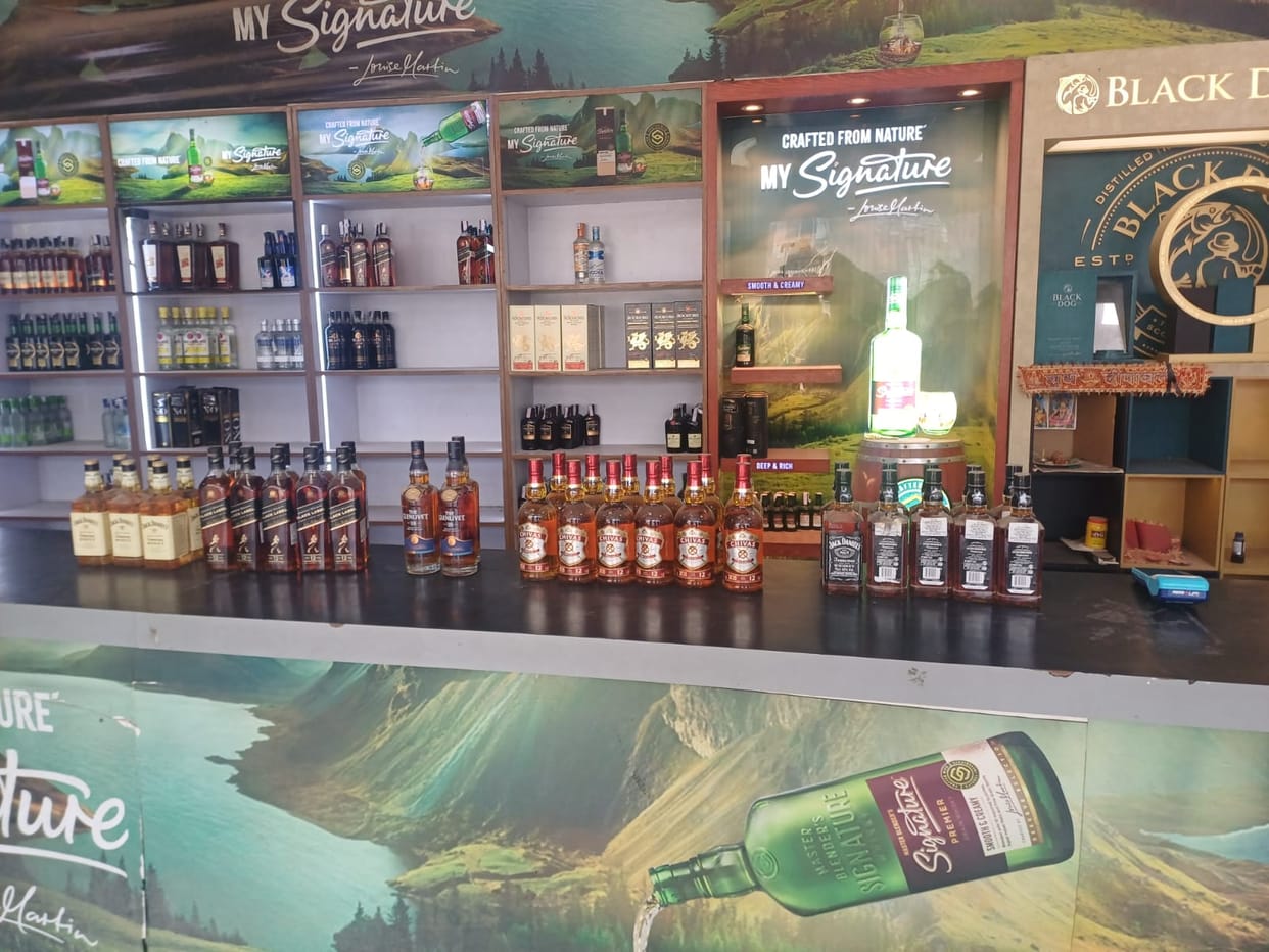 Action taken against two liquor shops for selling liquor without hallmark