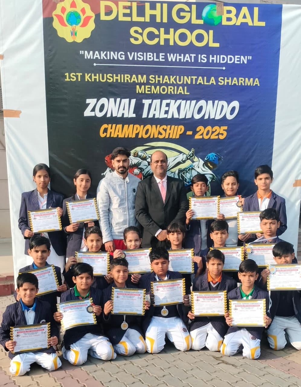 Taekwondo competition winners honored