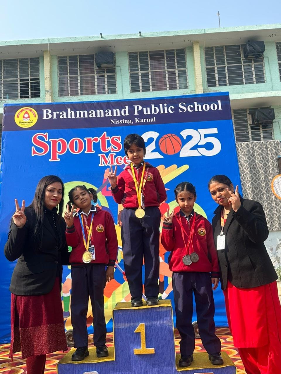 Children showed their strength in the sports competition