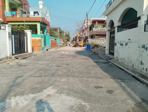 Smile, you are in Haldwani... here roads are dug more than built.