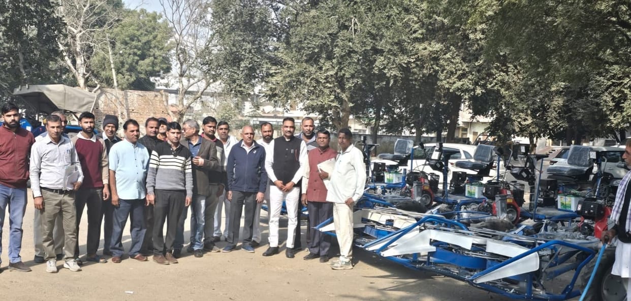 Physical verification of agricultural equipment done under RKVY scheme