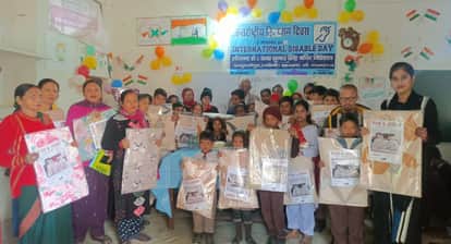 Special children presented cultural programs