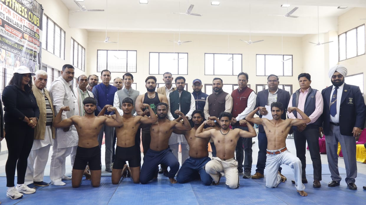 MP Sports Festival: Body building competition inaugurated in Dhanora Jattan