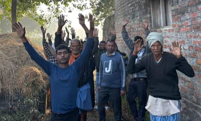 Siddharthnagar News: Villagers protested against encroachment on the main road of the village