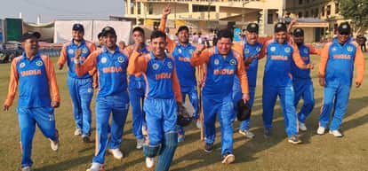 India defeated Nepal by 95 runs in the disabled cricket tournament.