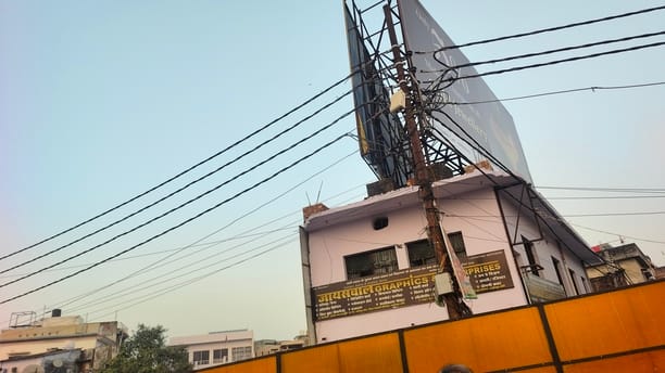 Hoardings have become a wall of danger at various places in the city, administration is silent.