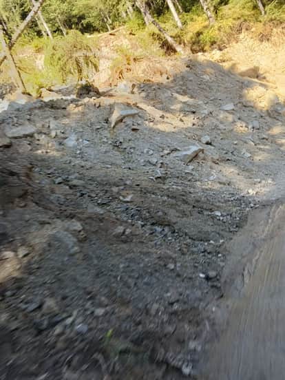 Sach-Fatehpur road has not yet been restored for heavy vehicles.