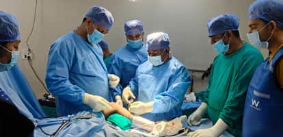 Knee surgery using muscle from thigh strengthens Atindra's hopes of running again