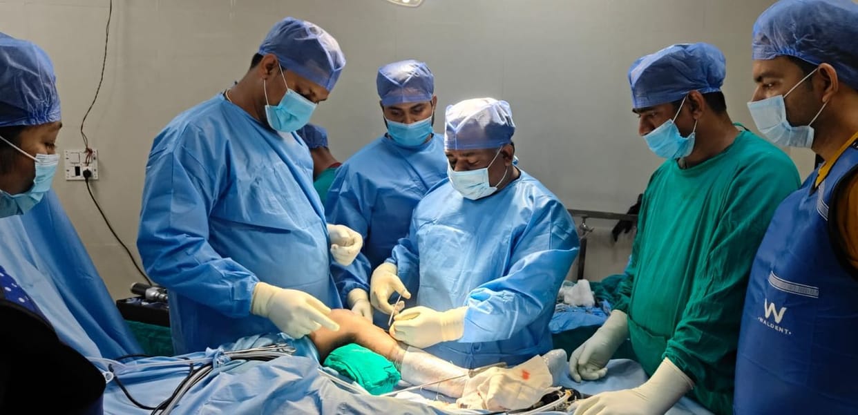 Knee surgery using muscle from thigh strengthens Atindra's hopes of running again