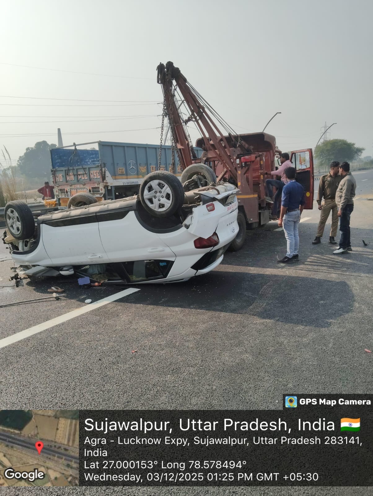 firozabad news aciident express way