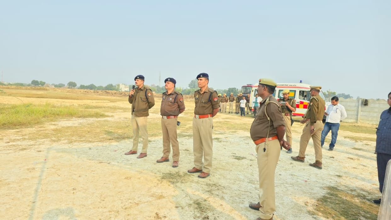 Mock drill: Police lathicharge rioters