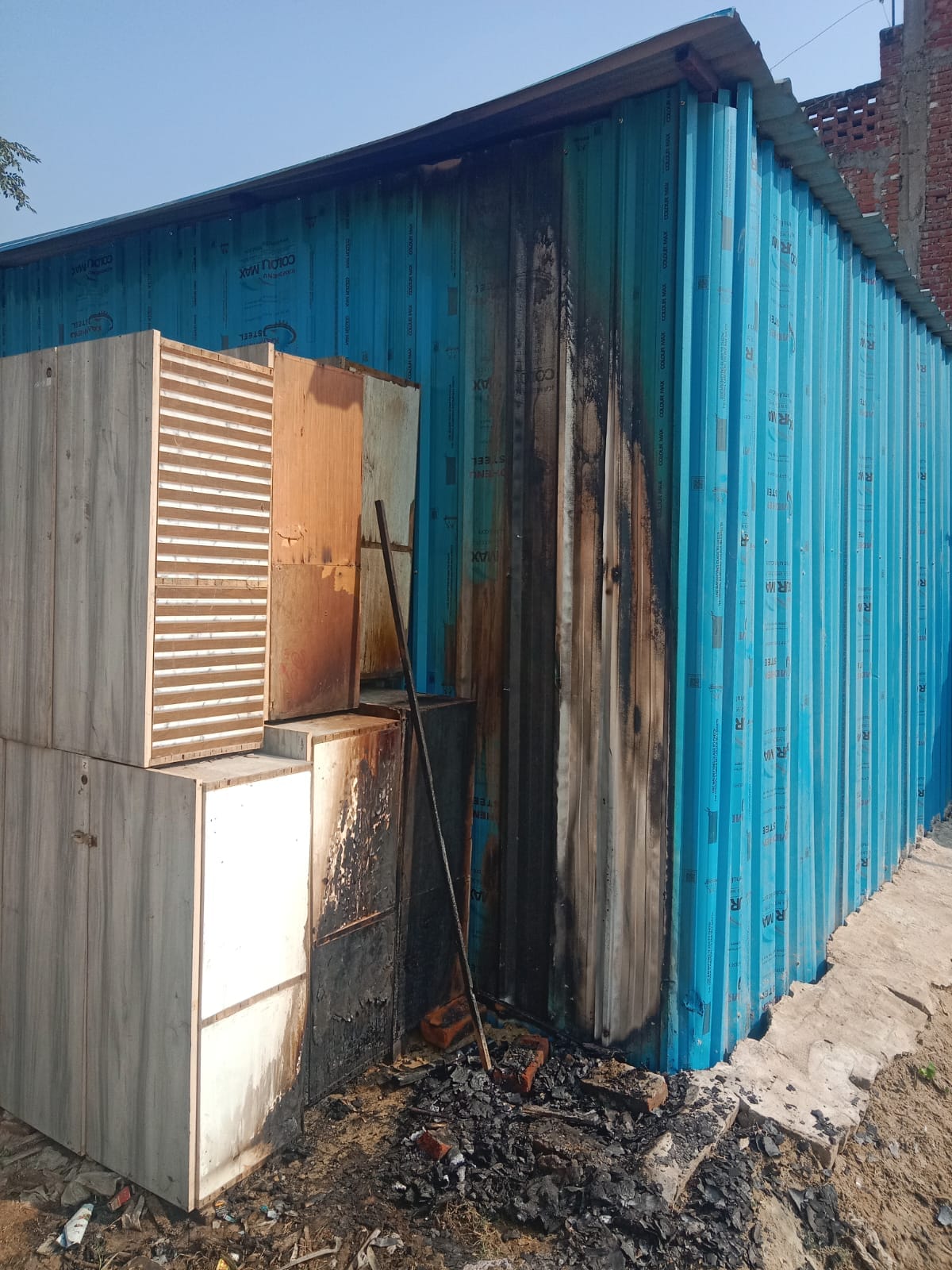 A fire broke out in a furniture shop, causing a loss of Rs 90,000.