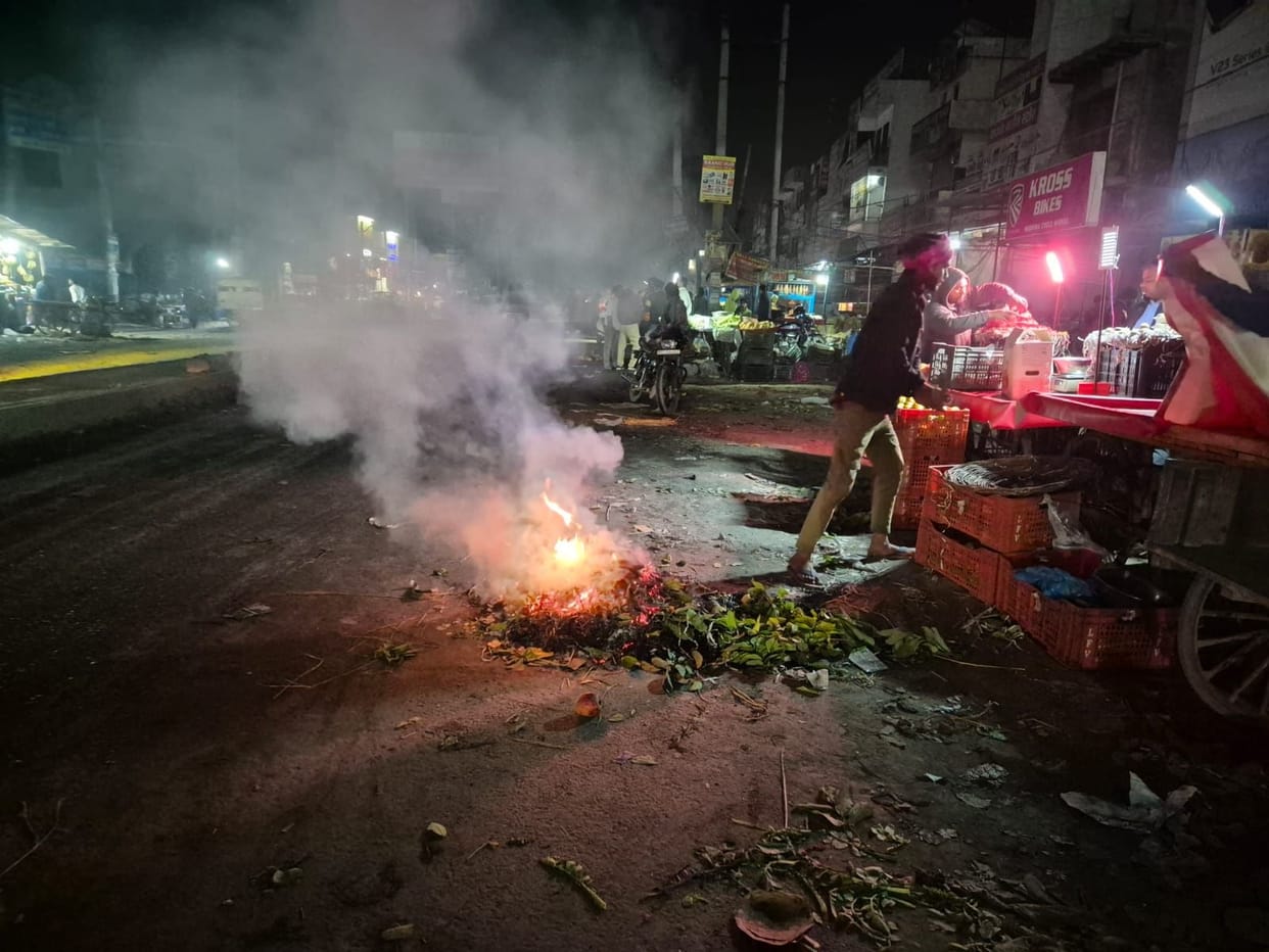 Cold wave intensifies, pollution remains in 'very poor' category