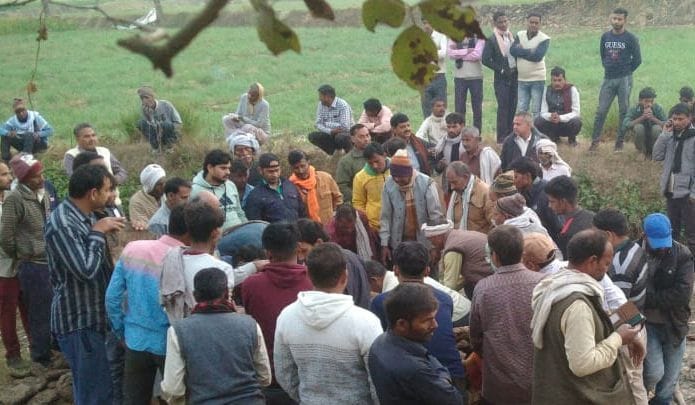 The death of a young man in a road accident has caused chaos in the family.