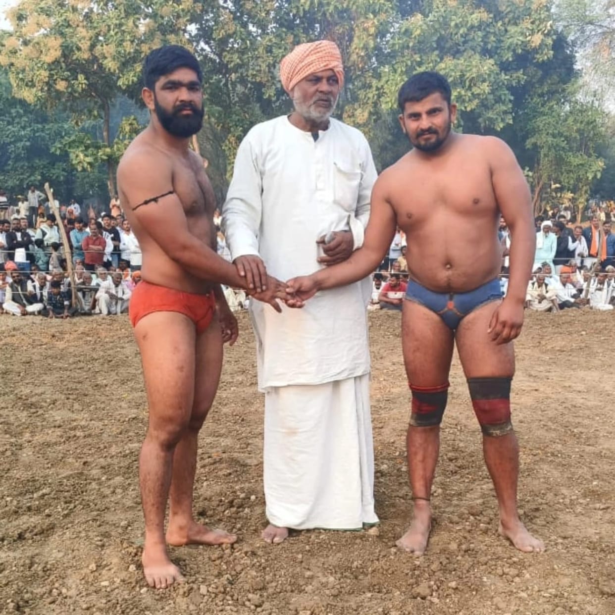 Kuldeep won wrestling matches in Nepal, Bihar and Maharashtra.