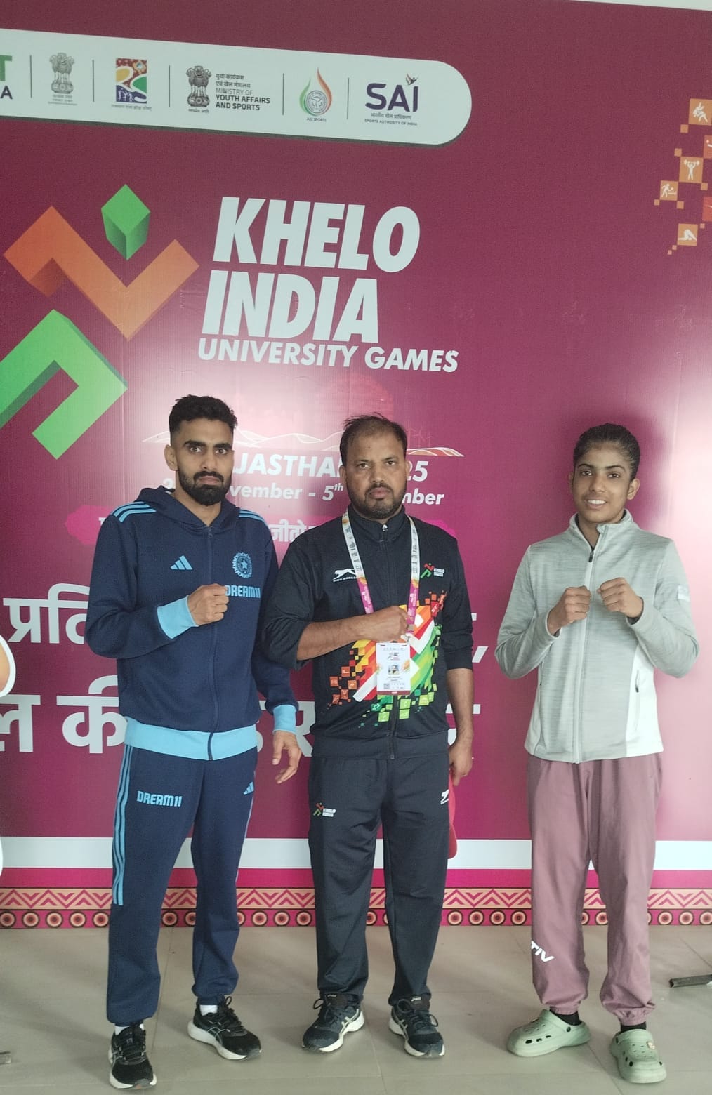 Two won bronze medals in boxing at the Khelo India University Games