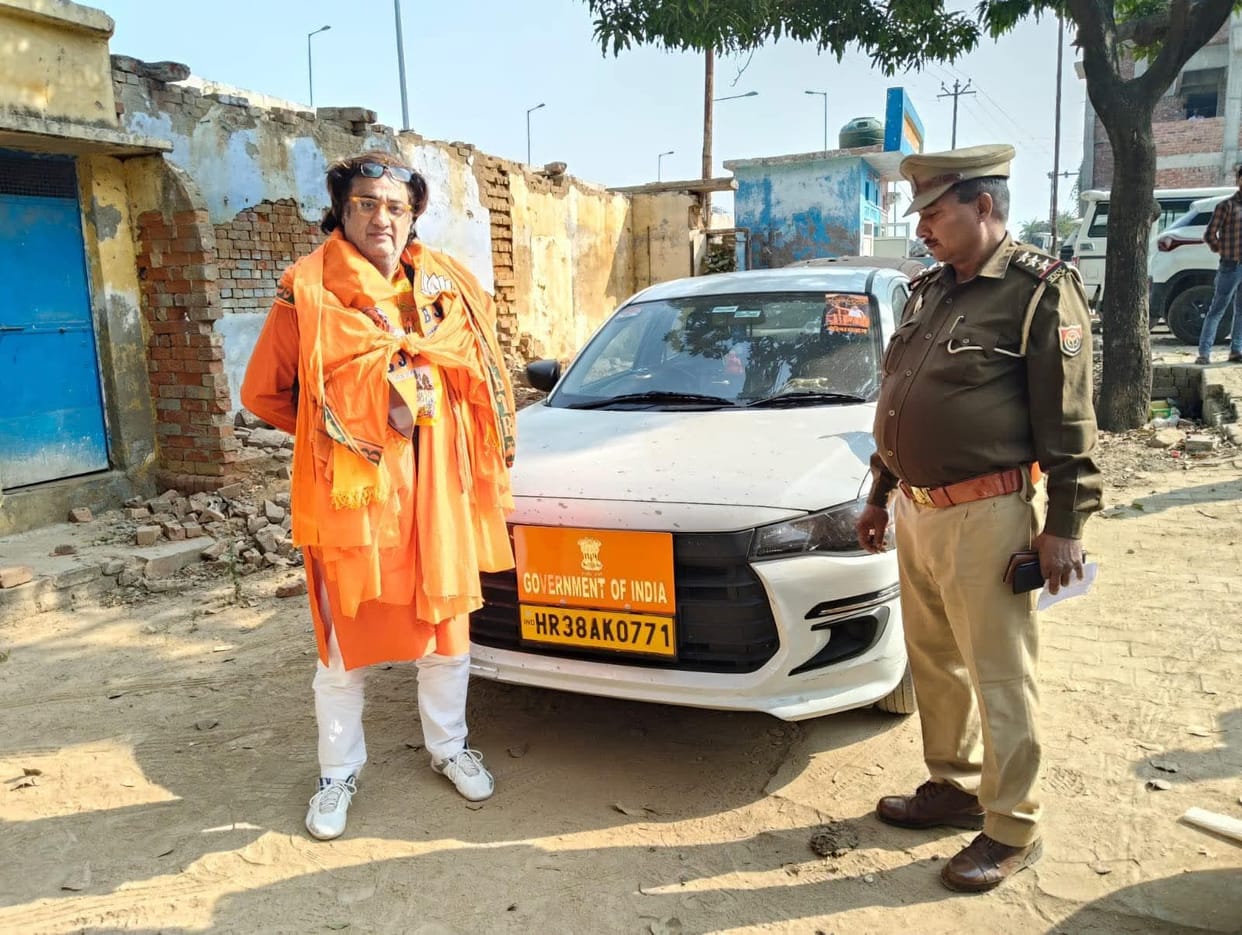 Doctor accused of murderous attack arrested for driving vehicle with Indian government plate