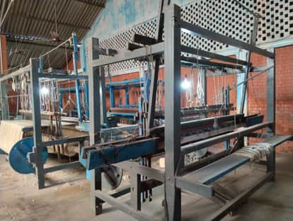 Out of 9 machines, 6 are down; the blanket factory is running with the help of 3 looms