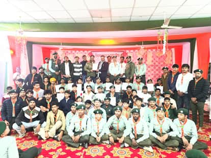 Scouts are serving the country by imbibing the spirit of patriotism.