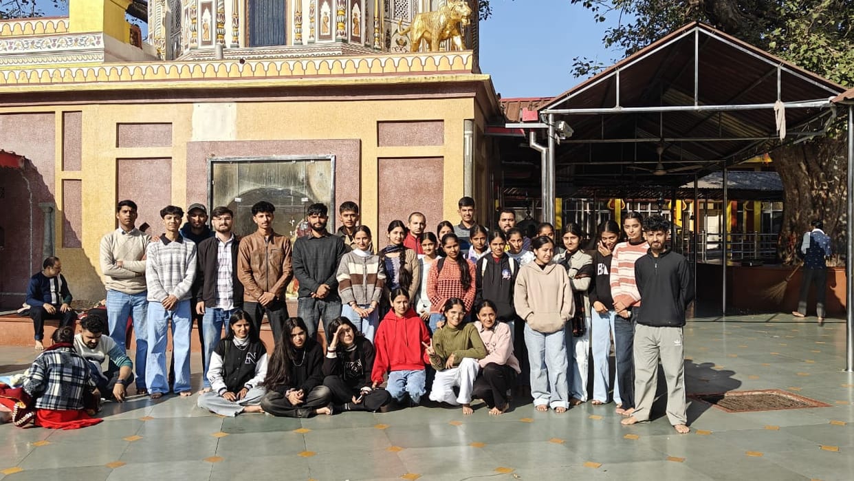 Nahan College students survey Trilokpur