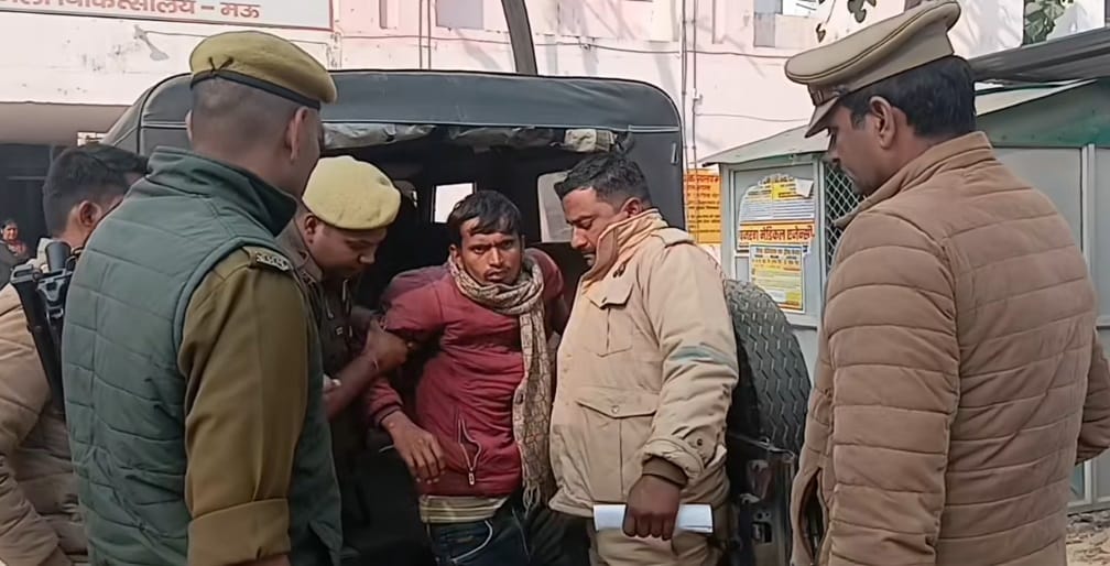 Encounter with cattle smugglers taking cattle to Bihar, one shot in the leg, 6 accused arrested
