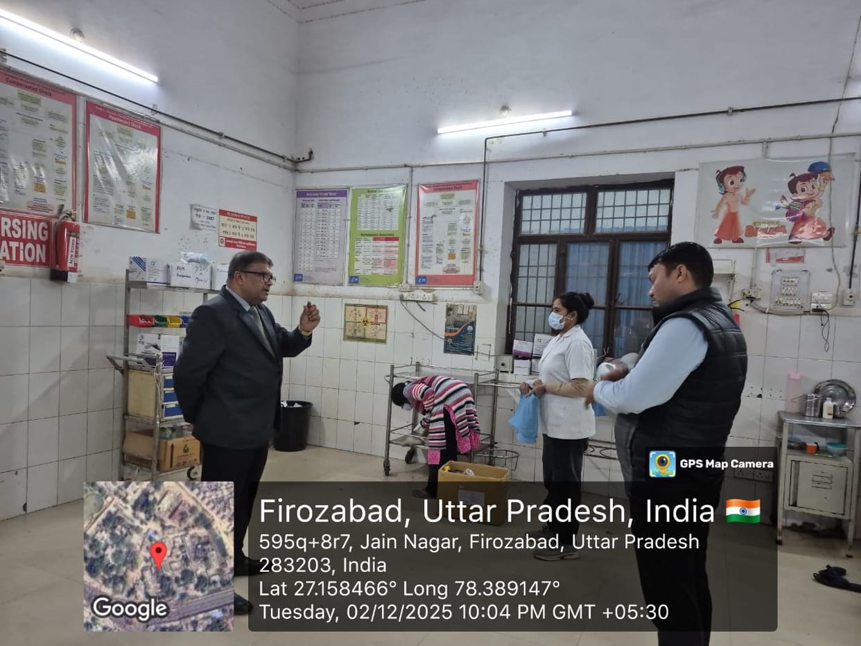 firozabad news aprin trauma centre