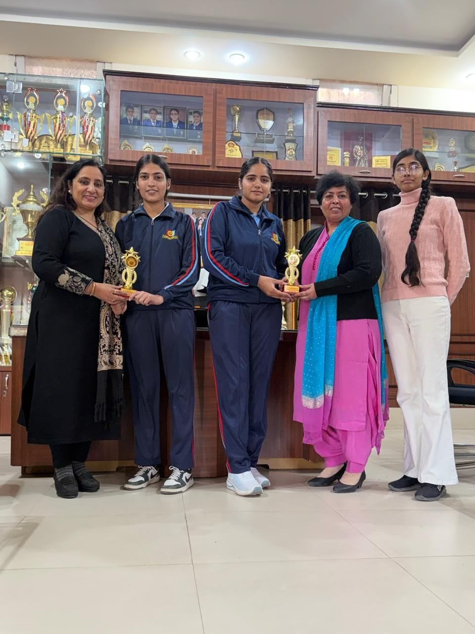 Two girl students performed well in the NCC Army Attachment Camp.
