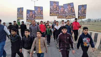 A silent protest was held in memory of basketball player Hardik Rathi.
