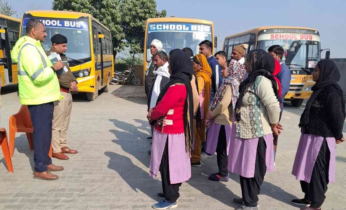 This year, 260 school buses were inspected and 12 buses were challaned.