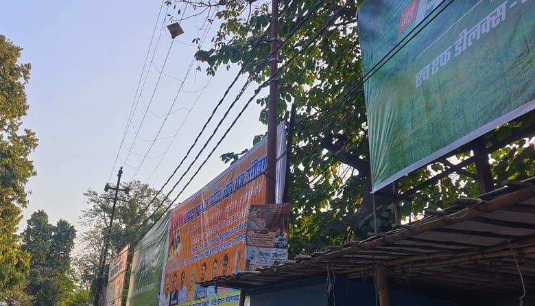 Illegal hoardings pose a security threat