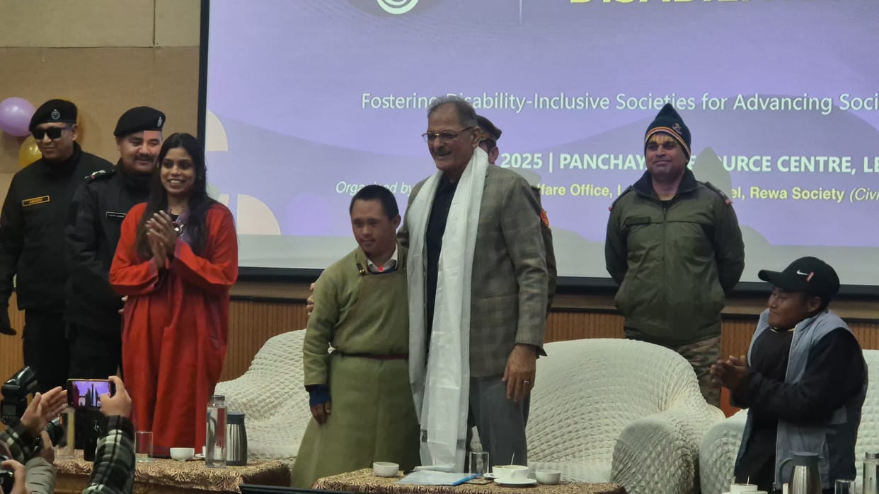 Ladakh, LG Kavinder Gupta, Programme Organised, Handicap Persons