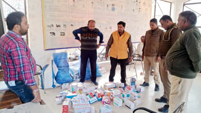 Medical store found operating without license, medicines worth Rs 1.4 lakh seized