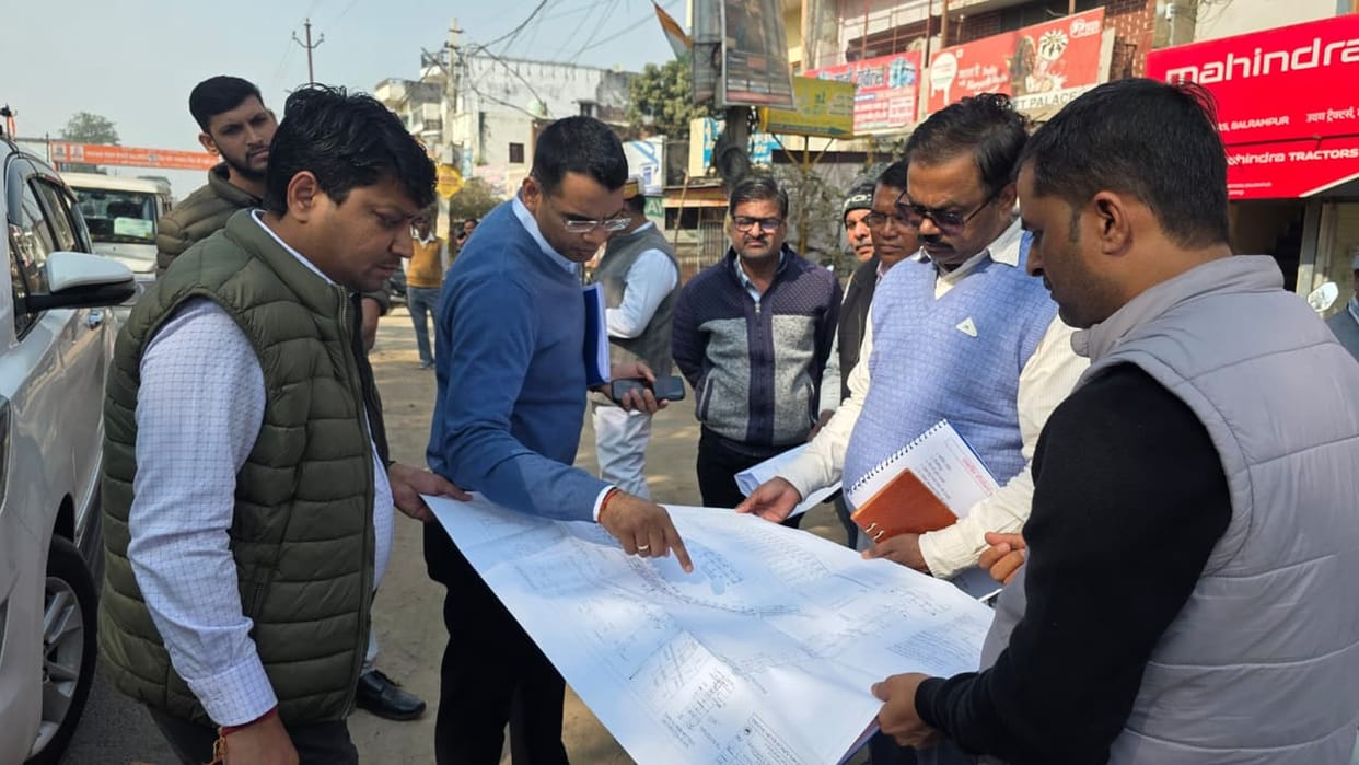 Work on construction of overbridge at Jharkhandi railway crossing begins