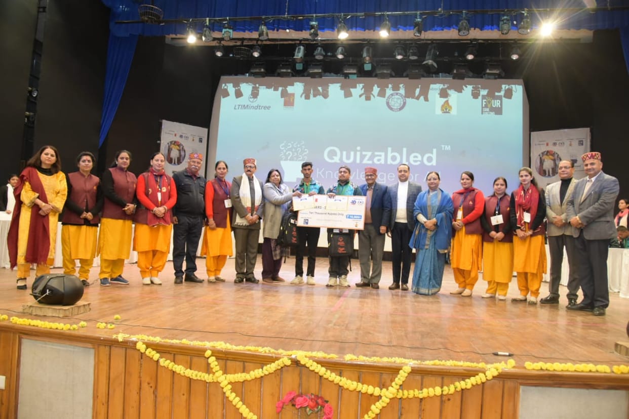 Chetna's Ayush-Naman first in Intellectual Disability Quiz
