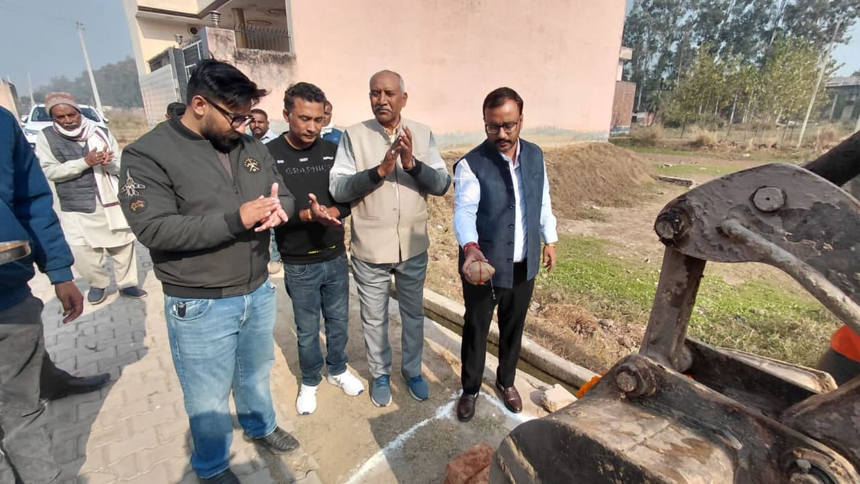 Municipal Chairman inaugurates sewerage line