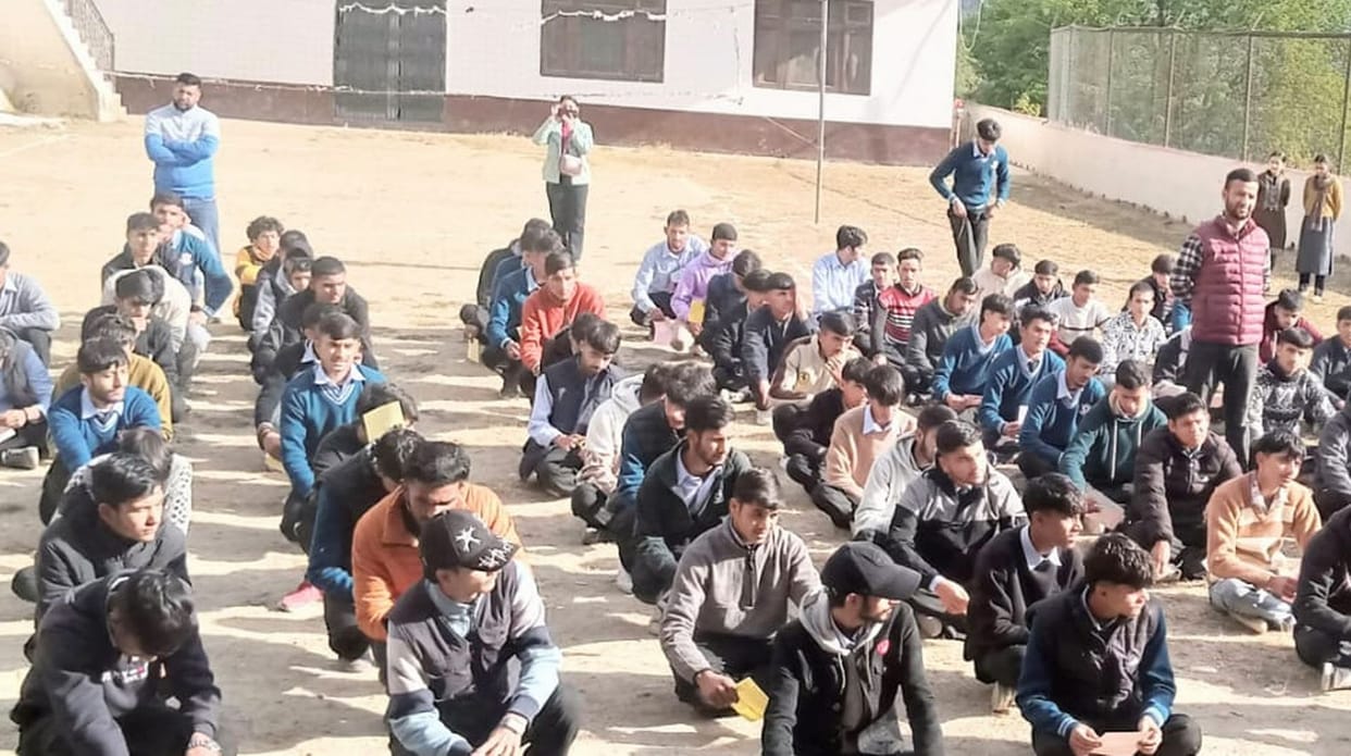 Students were made aware about career building.