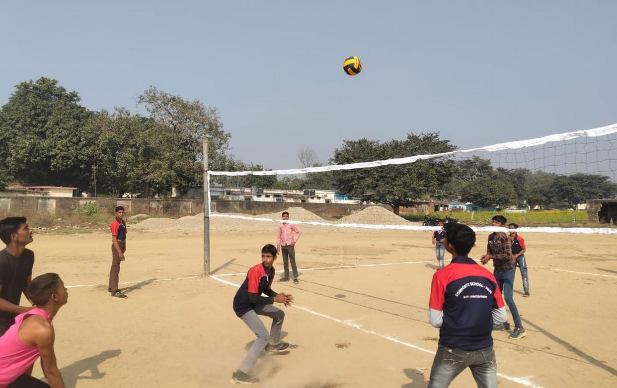 Barber's team performed brilliantly in volleyball, got first place