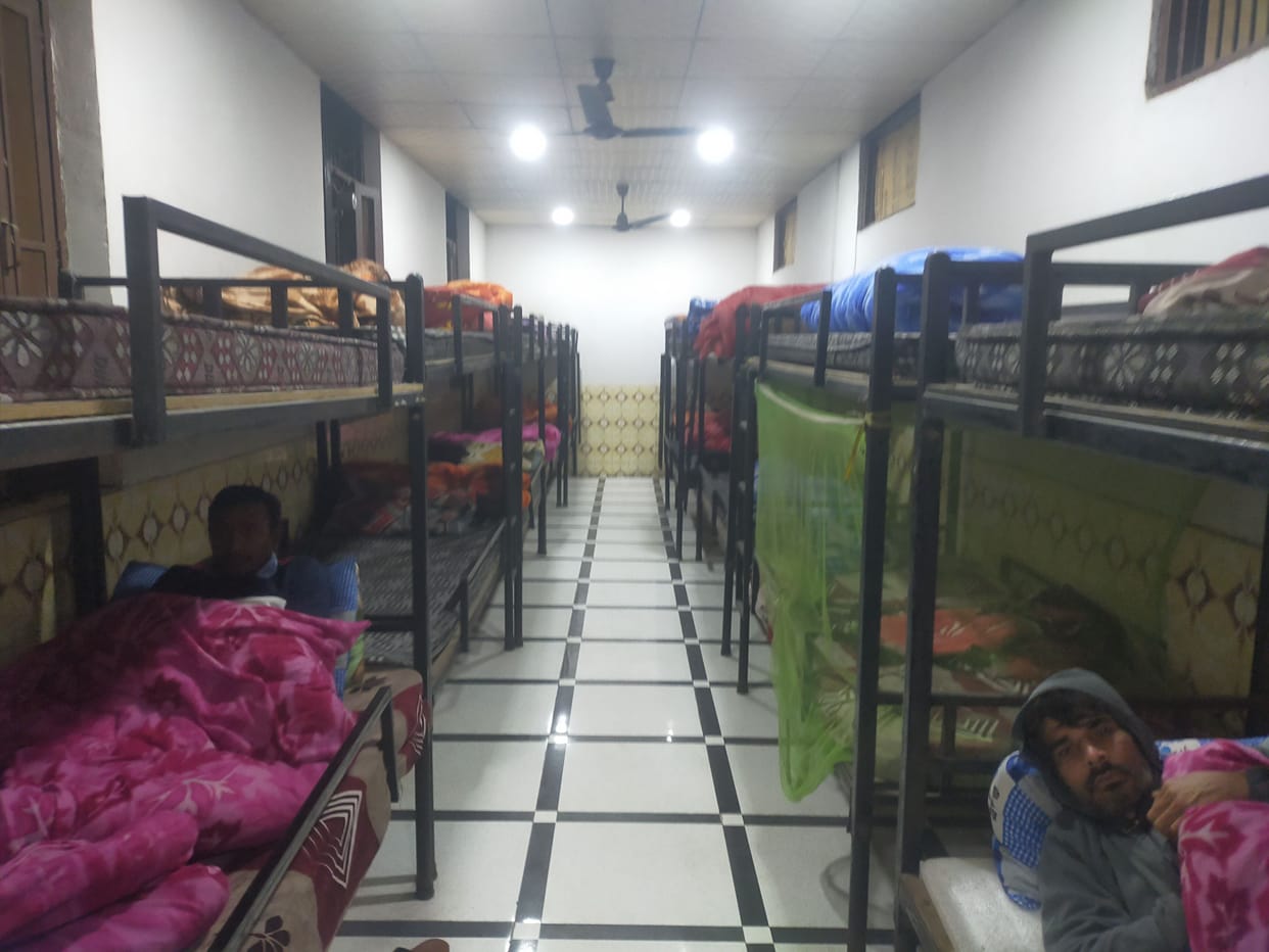 Facilities near, information far away...People battling the cold in night shelters