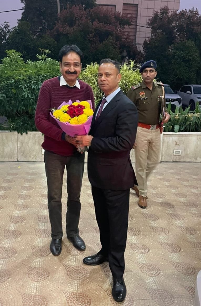 Director Anil Kaushik paid a courtesy call on the DGP