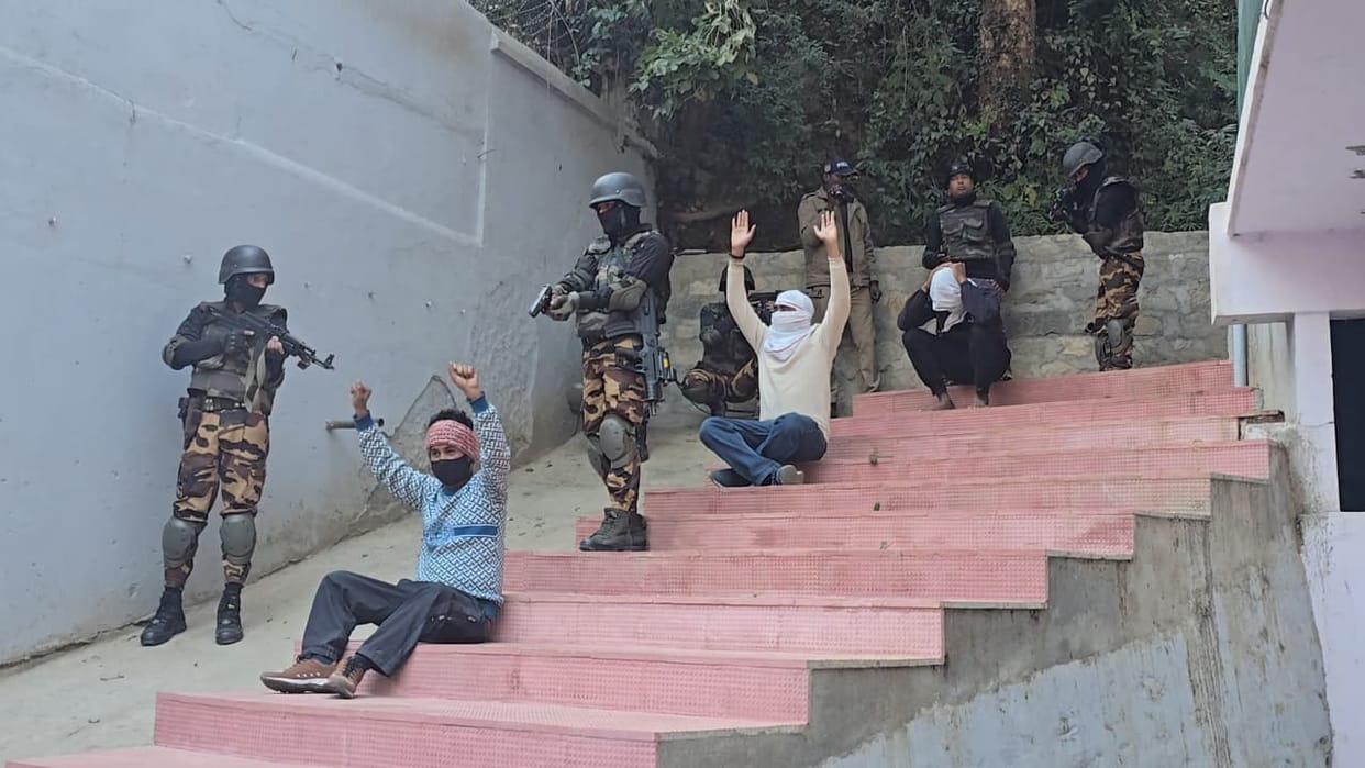 mockdrill in kainchi dham