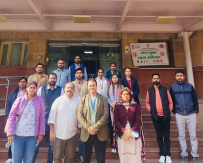 Educational visit to the National Museum by the students of the Department of History