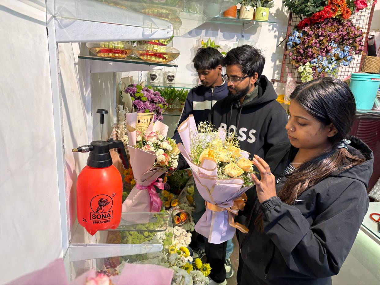 The increased demand for flowers has led to a surge in prices