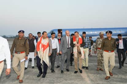 Chhatarpur News: Chief Justice Surya Kant arrives at Khajuraho