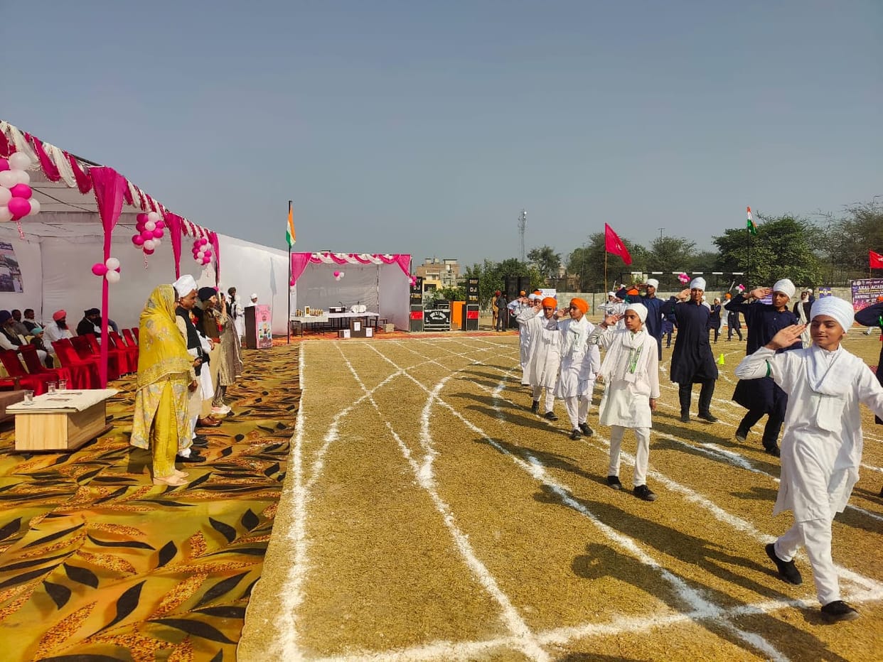 Players displayed their talent by participating in the sports competition.